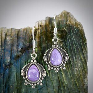Charoite Earrings